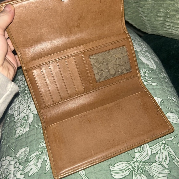 Coach Brown Leather Wallet - Picture 2 of 7